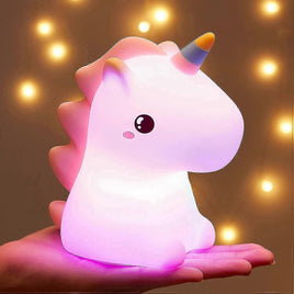 Silicone Unicorn LED Night Light With Remote