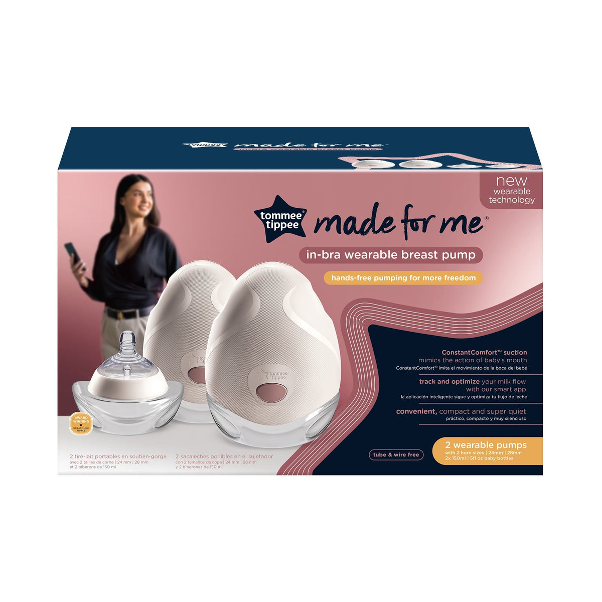 Tommee Tippee - Made for Me Double Wearable Breast Pump