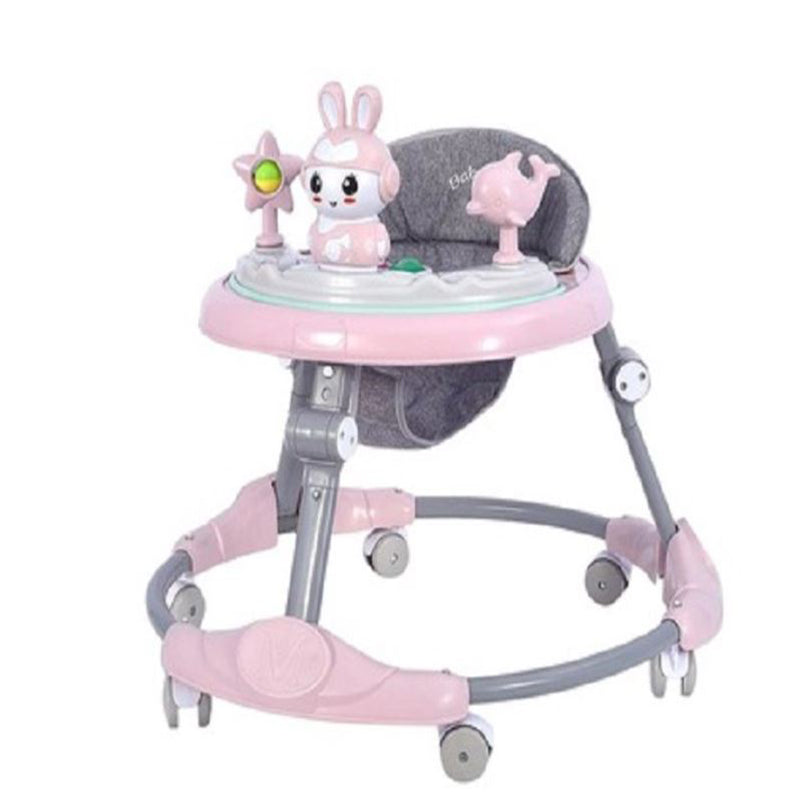 Baby Walker In Pink Color With Music , Rattles And Push Handle main image 1