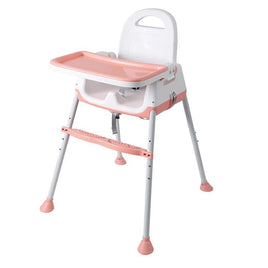 Multi-Functional Baby High Chair - Pink