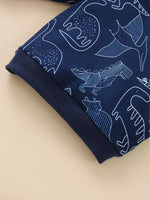 Baby Boy Dinosaur Print Pullover & Sweatpants