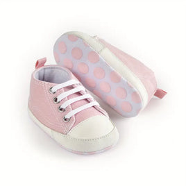 Baby Girl Sneakers - Pink Polka Dots