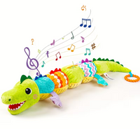 Interactive Plush Sensory Crocodile