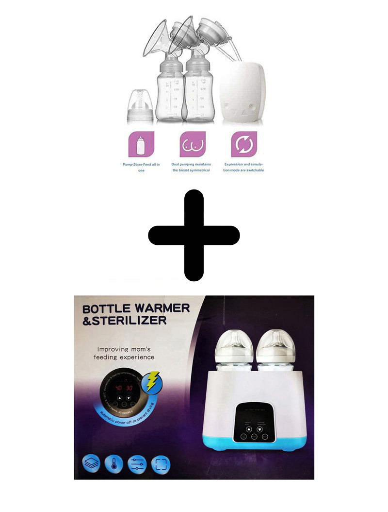 Double Electric Breast Pump Double Electric Bottle Warmer