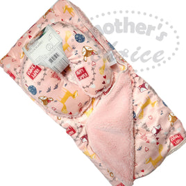 Baby Travel Blanket And Pillow - Happy Camper