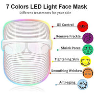 7 Colours Led Face Mask Light Therapy Mask