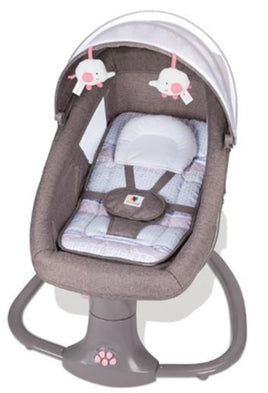 Mastela 3-in-1 Deluxe Multi-Function Bassinet Electric Baby Rocker - Pink