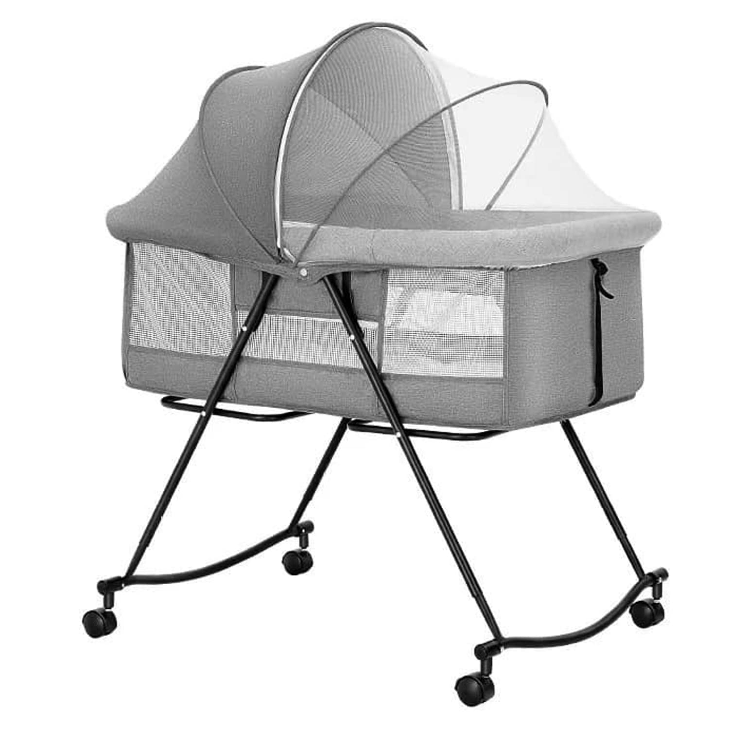 Fold Up Rocking Baby Crib| My Mom And Me