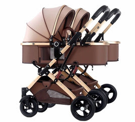 My Mom And Me -  2-in-1 Twin Travel System - Brown