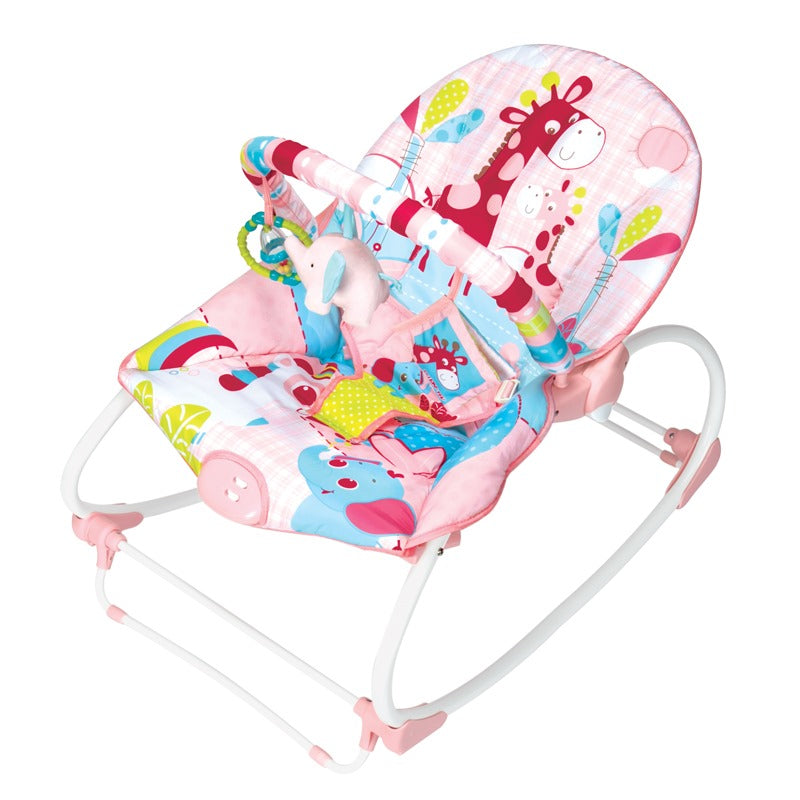 Baby Rocker Chair For Newborn To Toddler - Pink| My Mom And Me