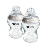 Tommee Tippee Closer to Nature - 260ml Bottle - 2 Pack 0M+