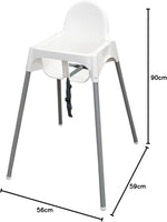 Baby High Chair - White