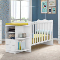 Amari Crib and Dresser Combo - White