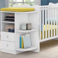 Amari Crib and Dresser Combo - White