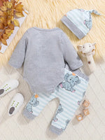 3PC Baby Starter Set - Baby Elephant