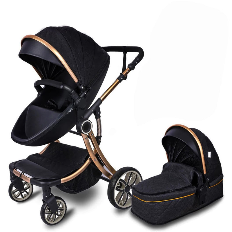 travel stroller south africa My Mom And Me - Luxury Baby Stroller 2-in-1 Eggshell Travel System