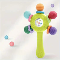 Baby Teething & Play Rattle - Green