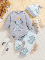 3PC Baby Starter Set - Baby Elephant