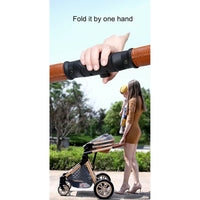 My Mom And Me - 3 in 1 Foldable Baby Stroller Travel System - Black