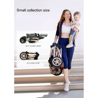 My Mom And Me - 3 in 1 Foldable Baby Stroller Travel System - Black