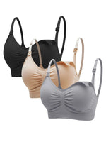 Maternity 3pack Ruched Seamless Bra