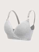 Maternity 3 Pack Contrast Lace Letter Patched Detail Bra