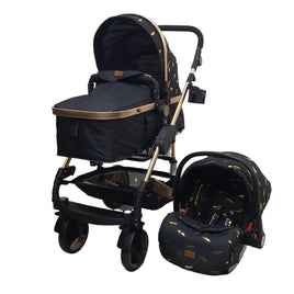 Belecoo Q3 Limited Edition Gold Leaf Print Baby Stroller