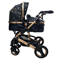 Belecoo Q3 Limited Edition Gold Leaf Print Baby Stroller