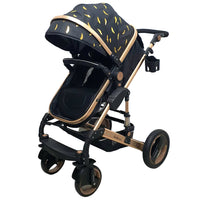 Belecoo Q3 Limited Edition Gold Leaf Print Baby Stroller