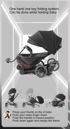 HIGH RIDER TREND - Cooler Summer Special Style Stroller - Brown