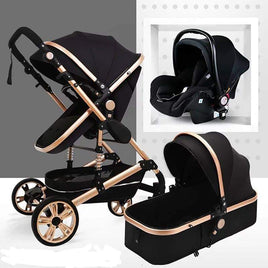 Belecoo Luxury Baby Stroller - Tyrant - Black