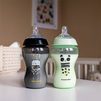 Tommee Tippee – Closer to Nature – Decorated Bottles 340ml x 2 - Boy