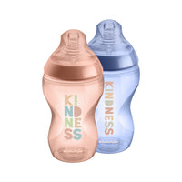Tommee Tippee – Closer to Nature – Decorated Bottles 340ml x 2 - Girl