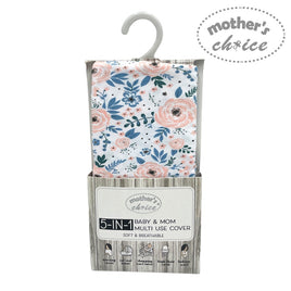 5-in-1 Baby & Mom Multi Use Cover - Floral