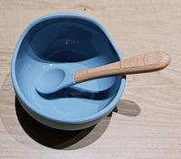 Silicone Baby Feeding Set - 3 Piece - Blue