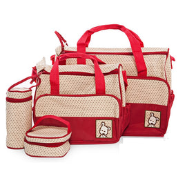 Multi Function Baby Bag Set - Red