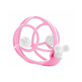 Snail Teether Rattle - Pink