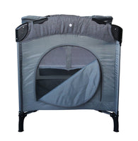 Snuggletime Deluxe Co-Sleeper Baby Camp Cot - Grey