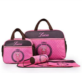 Bernardo - Multi Function Baby Bag Set - Pink