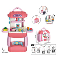 Jumbo Play Case - Pink Kitchen