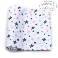 3 Pack Baby Flannel Receiver Blanket - Girls Stars