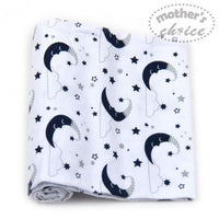 3 Pack Baby Flannel Receiver Blanket - Boys Moon