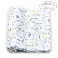 3 Pack Baby Flannel Receiver Blanket - Elephant
