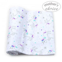 3 Pack Baby Flannel Receiver Blanket - Girls Unicorn