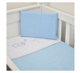 Cabbage Creek 3 Piece Baby Cot Linen Set - Blue Stars