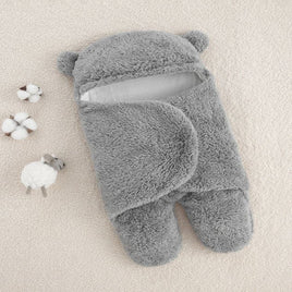 Winter Baby Swaddling Blanket - Grey