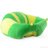 Baby Plush Chair - Green/Yellow