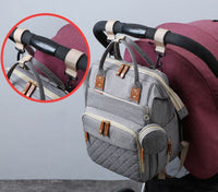 Multi Function Baby Bag Backpack - Grey
