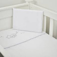 Cabbage Creek 3 Piece Baby Cot Linen Set - Grey Stars