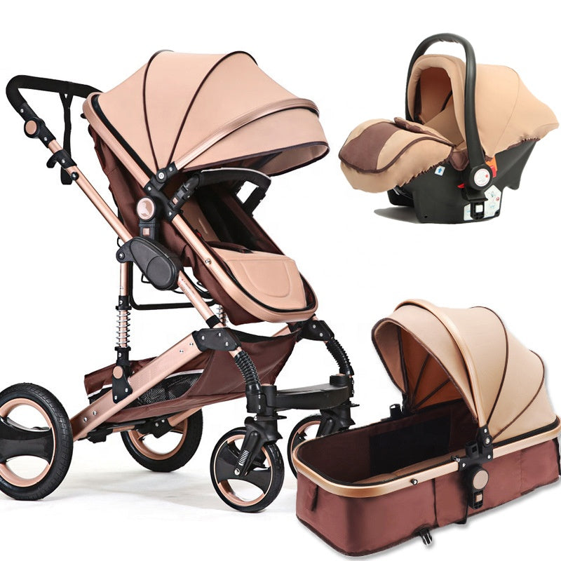 Belecoo Luxury Baby Stroller Tyrant Khaki| My Mom And Me